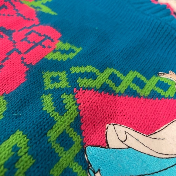 ⬇️vintage 80s 90s Disney beauty and the beast sweater - Picture 4 of 6